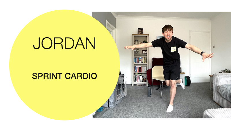 Burn calories with a cardio workout